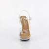 LIP-108 Plateau Sandaletten Transparent/Beige | Fabulicious SALE