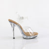 LIP-108 Plateau Sandaletten Transparent/Beige | Fabulicious SALE