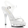 LIP-108R Plateau Sandaletten Transparent von Fabulicious