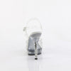 LIP-108RS Plateau Sandaletten transparent/klar | Fabulicious