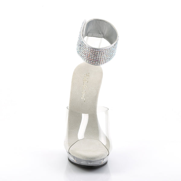 LIP-142 Plateau Sandaletten transparent von Fabulicious – Ansicht 2