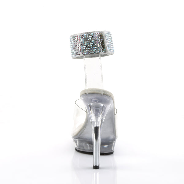 LIP-142 Plateau Sandaletten transparent von Fabulicious – Ansicht 4