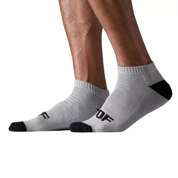 Graue Low Cut Socken im sportlichen Premium Look von TOF Paris