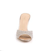 LUCY-01 Pantoletten Gold | Fabulicious SALE
