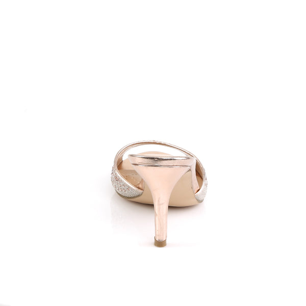 LUCY-01 Pantoletten Gold | Fabulicious SALE