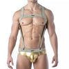 Goldene Magic Suspenders mit luxuriösem Glanz Effekt von TOF Paris