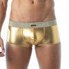 Goldene verführerische Boxer Shorts mit glänzendem Effekt von TOF Paris