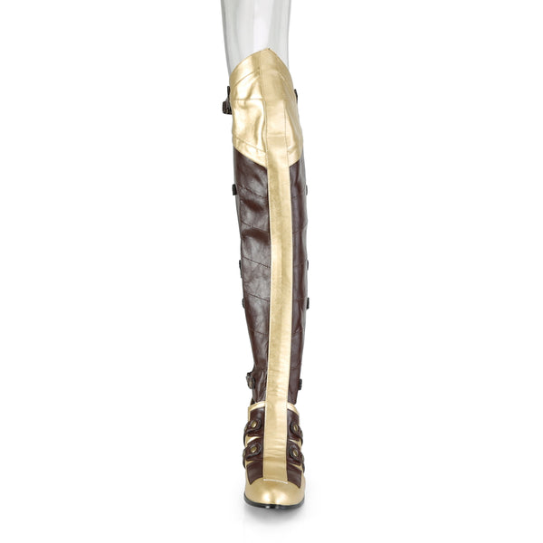 MAIDEN-8830 Overknee Stiefel gold von Funtasma – Ansicht 2