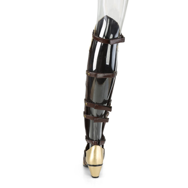 MAIDEN-8830 Overknee Stiefel gold von Funtasma – Ansicht 4