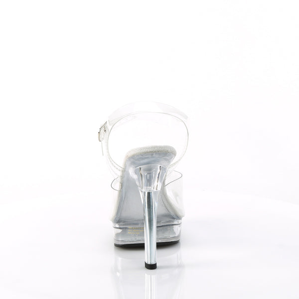 MAJESTY-508 High Heels Sandaletten - Transparent | Fabulicious  SALE