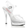 MAJESTY-508 High Heels Sandaletten - Transparent von Fabulicious