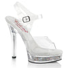 MAJESTY-508RSI Sandalette Transparent | Fabulicous