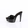 MARTINI-501 Plateau Pantoletten Schwarz Lack von Pleaser – Ansicht 3