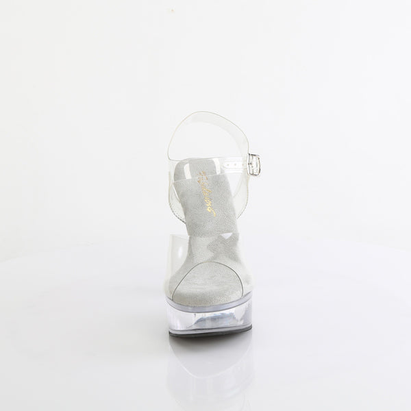 MARTINI-508 Sandalette Transparent | Fabulicous