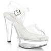 MARTINI-508 Sandalette Transparent | Fabulicous