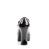 MARYJANE-50 Plateau Pumps Lack Schwarz von Funtasma – Ansicht 4