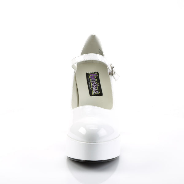 MARYJANE-50 Plateau Pumps Weiß von Funtasma – Ansicht 2