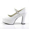 MARYJANE-50 Plateau Pumps Weiß von Funtasma – Ansicht 3