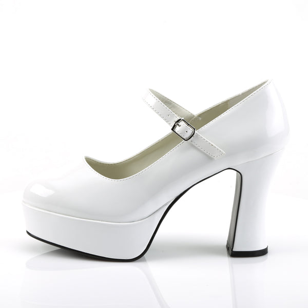 MARYJANE-50 Plateau Pumps Weiß von Funtasma – Ansicht 3