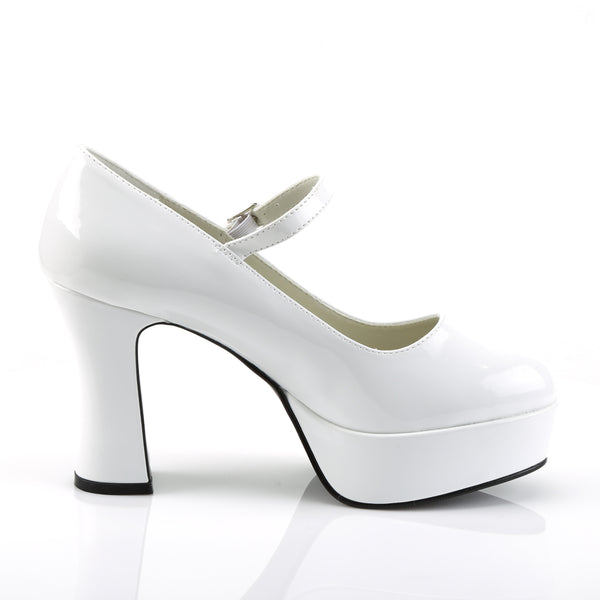 MARYJANE-50 Plateau Pumps Weiß von Funtasma – Ansicht 5