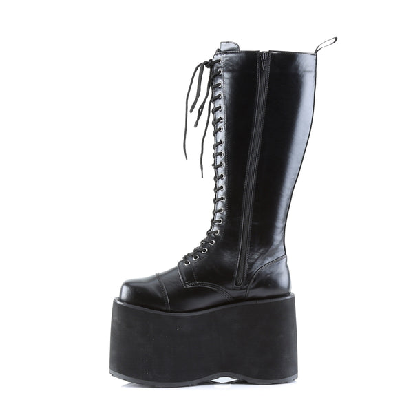 MEGA-602 Plateau Stiefel Schwarz Matt von DemoniaCult – Ansicht 3