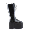 MEGA-602 Plateau Stiefel Schwarz Matt von DemoniaCult – Ansicht 5