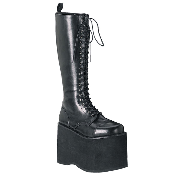 MEGA-602 Plateau Stiefel Schwarz Matt von DemoniaCult