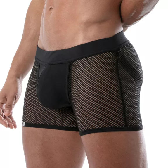 Jockshorts mit Vordertasche & formendem Sitzkomfort, Schwarz | TOF Paris