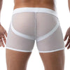 Weiße Mesh JockShort Circuit-Shorts von TOF Paris – Ansicht 4