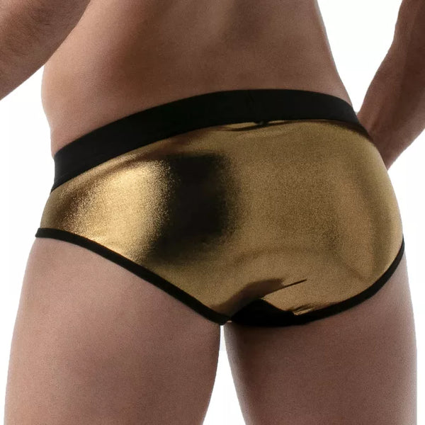 Goldener Metal Golden-Slip von TOF Paris – Ansicht 2