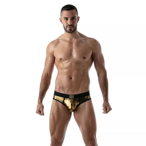 Goldener Metal Golden-Slip von TOF Paris – Ansicht 6