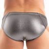 Herren Swim Bikini Silber - Sculpting Schnitt & Metallic Glanz | TOF Paris