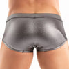 Herren Badehose Silber - Metallic Look, Stretch & Komfort | TOF Paris