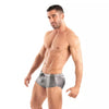 Herren Badehose Silber - Metallic Look, Stretch & Komfort | TOF Paris