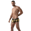 Goldene Metal Trunks mit glänzendem Premium Effekt von TOF Paris – Ansicht 4