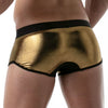 Goldene Metal Trunks mit glänzendem Premium Effekt von TOF Paris – Ansicht 3