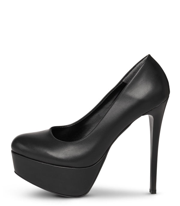 Michael Soul ARIA - Plateau Pumps schwarz matt