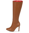 Michael Soul DONNA - Klassische Stiletto Stiefel in braun matt