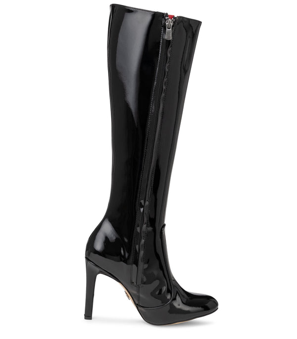 Michael Soul DONNA - Klassische Stiletto Stiefel in schwarz lack