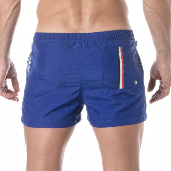 Herren Badeshorts Royal Blau - Elegant, Schnell trocknend & Praktisch | TOF Paris