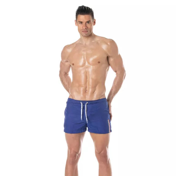 Herren Badeshorts Royal Blau - Elegant, Schnell trocknend & Praktisch | TOF Paris