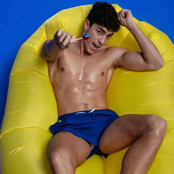 Herren Badeshorts Royal Blau - Elegant, Schnell trocknend & Praktisch | TOF Paris