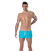 Mini Swim Shorts Türkis - Schnell trocknend mit Seitenschlitz & Tasche | TOF Paris