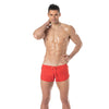 Mini Swim Shorts Rot - Slim Fit mit seitlichem Schlitz & Rückentasche | TOF Paris