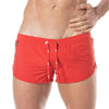 Mini Swim Shorts Rot - Slim Fit mit seitlichem Schlitz & Rückentasche | TOF Paris