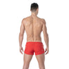 Mini Swim Shorts Rot - Slim Fit mit seitlichem Schlitz & Rückentasche | TOF Paris