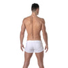 Mini Badeshorts Weiß - Slim Fit mit praktischem Rückentaschen-Design | TOF Paris