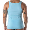 Blaues Mon Amour Microfiber-Tank-Top von TOF Paris – Ansicht 5