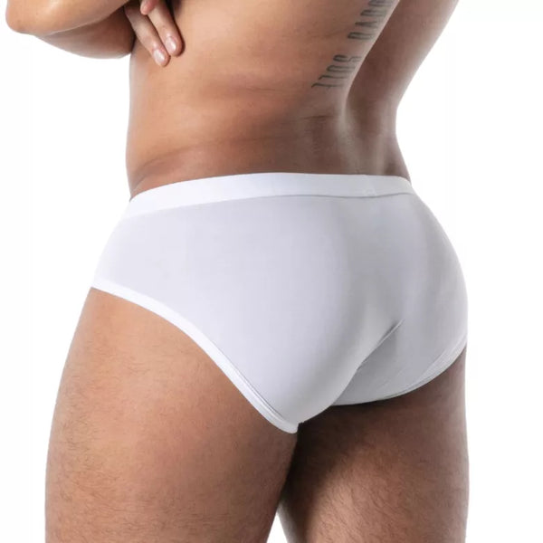 Weißer Mon Amour Microfiber-Slip von TOF Paris – Ansicht 2
