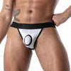 Weißer Mikrofaser Jock mit seidiger Mon Amour Optik von TOF Paris